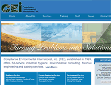 Tablet Screenshot of ceiinc.com